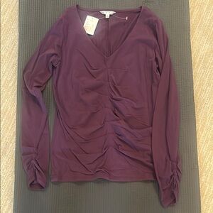 Women's Purple Long Sleeve Top